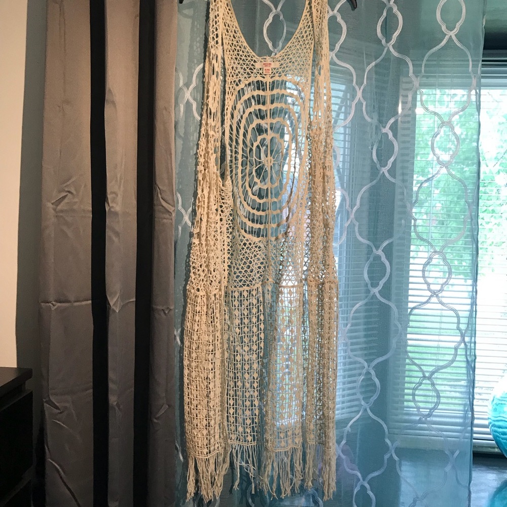 Long Crochet Vest